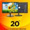 iVOOMi 20 inch Full HD Backlit HDMI+VGA Computer Screen IV-L19O1VHD LED Monitor