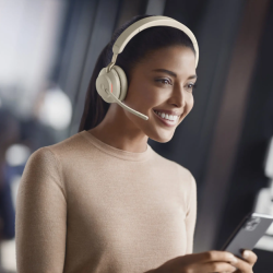 Jabra Evolve2 75 Link380c UC professional Headset Stereo Beige