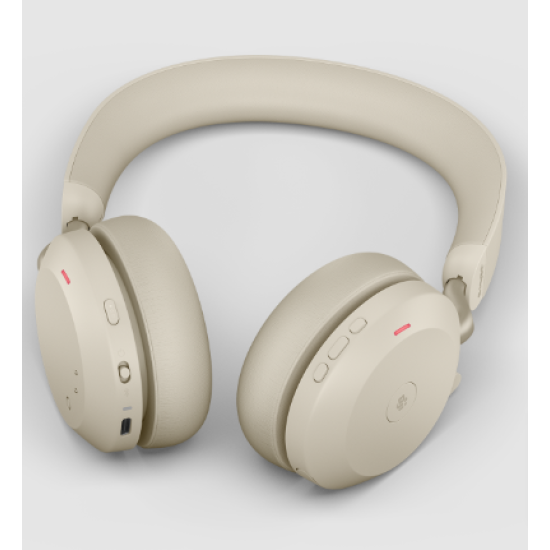 Jabra Evolve2 75 Link380c UC professional Headset Stereo Beige