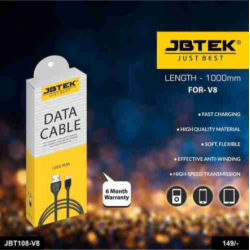 JBTEK JBT-108V8 Data & Charging Fast Mobile phones Data Transfer Micro USB Cable
