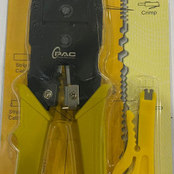 Crimping Tool 3-in-1 Modular RJ45 LAN RJ11 Telephone with Cable Cutter Network Crimp Tools