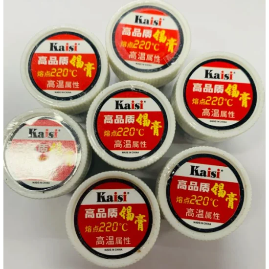 Kaisi Solder PPD Paste for SMD Rework Station 30GM for All Mobile IC Reballing Kit Melting Point 220℃ Tin Soldering Flux Paste