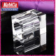 Kebica Crystal 350 Pen Stand|Holder Transparent Glass Pen Tumbler