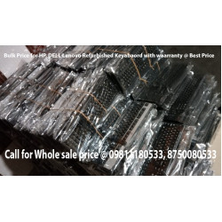 Computer Renewed Bulk Buy Branded कीबोर्ड - High Quality Acer, Dell, HP, Logitech Lenovo Refurbished Keyboard