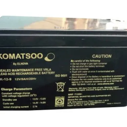 Komatsoo 12V 7.2Ah SMF Maintenance Free UPS Battery