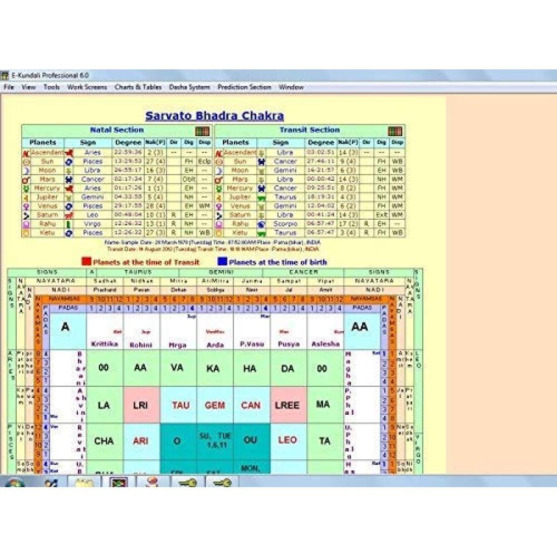 E-kundali 6 0 Ekundali Astrology Software|Mindsutra Astrology Software ...