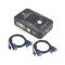 MANUAL 2| 4 |6 PORT USB 2.0 with Cable Multi Desktop Computer KVM SWITCH