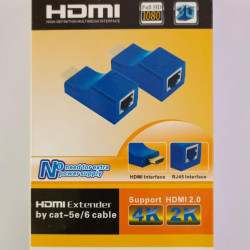 HDMI Range Extender of HD DVR 3D Projector 4K Video Over Single RJ45 LAN Cable Without Any Power CAT5/6 Network Cable Extender