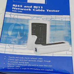 LAN Telephone Line Tester Network Cable RJ45 RJ11 Telephone Line Tester Manual Crimper