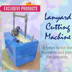 Lanyard Cutting Cut and Joint ID Card Ribbon Dori Cutter Machine Lanyard Cutting Cut and Joint ID Card Ribbon Dori Cutter Machine