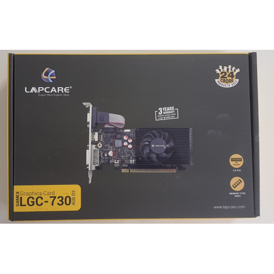 Lapcare LGC710 4 GB DDR3 PCIe Computer Graphics Card