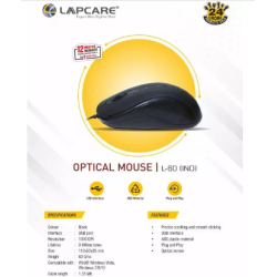 Lapcare L60 Wired Optical USB Mouse