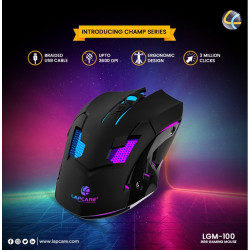 Lapcare Champ LGM-100 Wired Optical Gaming Mouse