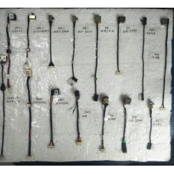 Laptop AC DC Power Dell|HP|Lenovo|Acer|Sony Jack Plug in Charging Port Socket Connector with Cable Harness Charging Jack