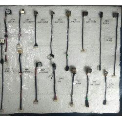 Laptop AC DC Power Dell|HP|Lenovo|Acer|Sony Jack Plug in Charging Port Socket Connector with Cable Harness Charging Jack