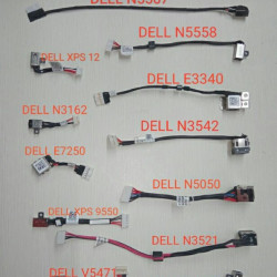 Laptop AC DC Power Dell|HP|Lenovo|Acer|Sony Jack Plug in Charging Port Socket Connector with Cable Harness Charging Jack
