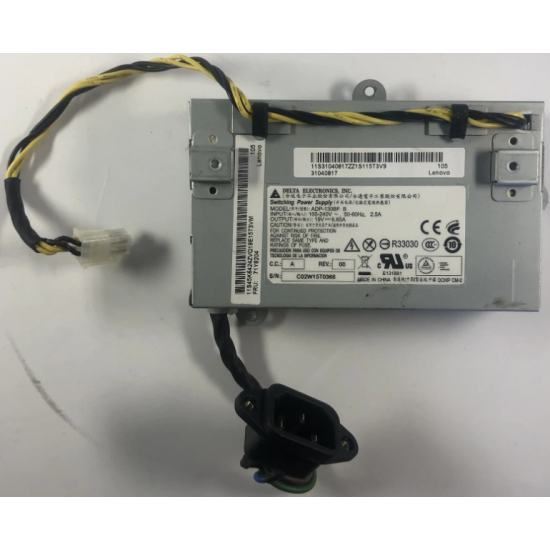 SMPS Lenovo ADP-130BF HKF1301-3B 71Y8204 03T6474 54Y8890 ThinkCentre A70z AIO 130W Power Supply