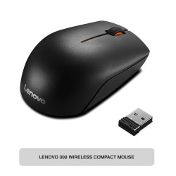 Lenovo 300 Wireless 1000 DPI Optical sensor 2.4GHz Nano Compact Wireless Mouse