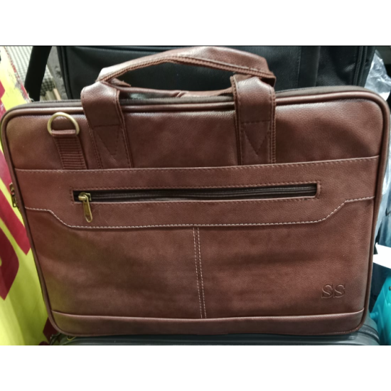 Synthetic Leather Briefcase Best Laptop Bag Waterproof Multipurpose Messenger Bag