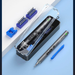 Liulon 882037 Electric Screwdriver 28 Bits in 1 Cordless Torque tool echargeable Electronic Repair Kit Standard Screwdriver Set Liulon 882037 Electric Screwdriver 28 Bits in 1 Cordless Torque tool echargeable Electronic Repair Kit Standard Screwdriver Set