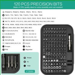 LiuLon Magnetic Screwdriver Set 130 Bits in 1 Torx Screw Driver