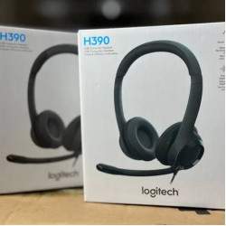 Logitech H390 USB Wired On Ear Headset Noise Cancelling Headphone