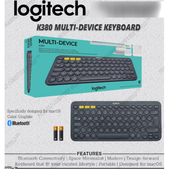 Logitech K380 Wireless Multi-Device Bluetooth Keyboard