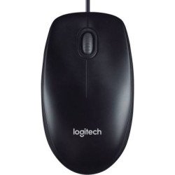 Logitech M90 USB Wired Black Optical Mouse
