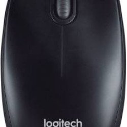 Logitech M90 USB Wired Black Optical Mouse