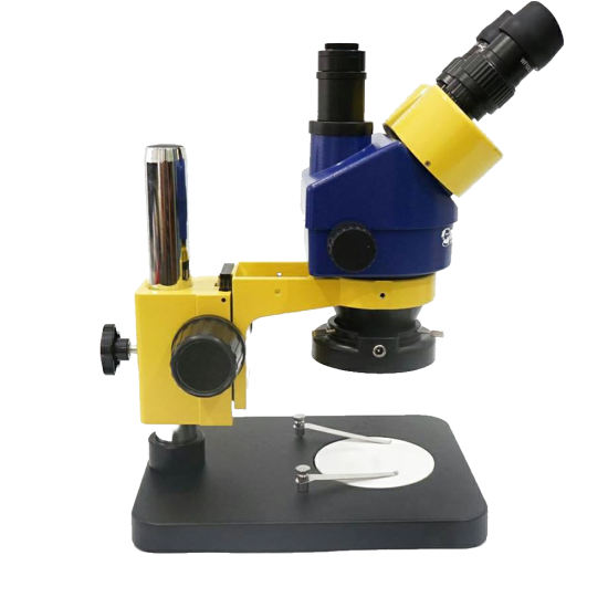 MECHANIC MC75T-B1 LED Light & Lens 0.5x Trinocular Stereo Microscope