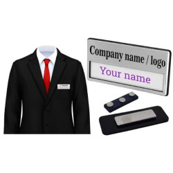 Flexible Magnetic Name Tag Badges – Personalized Identification | Name Plate