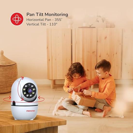 MANOMAY Bot Pro 2MP Smart CCTV Wi-fi Home Security Camera