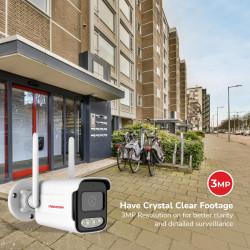 MANOMAY Protect Air 3MP WiFi Bullet Security Camera