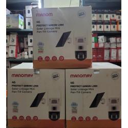 Manomay 4G Solar Protect Dual Green Lens Mini Pan-Tilt Security Camera