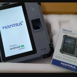 Mantra MBAS20-4G L1 Tab Fingerprint Recognition Device Aadhaar Enabled Biometric Attendance Machine