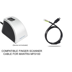 Mantra Fingerprint Device MFS100 Finger Print Scanner Wire Type C Cable