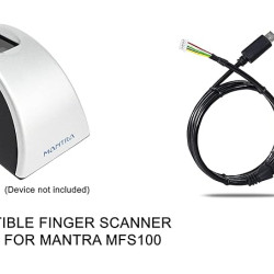 Mantra Fingerprint Device MFS100 Finger Print Scanner Wire Type C Cable Mantra Fingerprint Device MFS100 Finger Print Scanner Wire Type C Cable