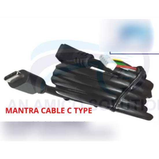 Mantra Type C Fingerprint Biometric Scanner Device Mobile TypeC Cable
