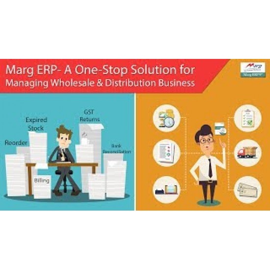 Marg Pharmacy, Chemist, Pharma, Medical Store GST for distribution and wholesale Billing Inventory Management Software