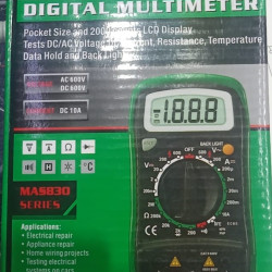 Mastech MAS830L Original Multifunction AC DC current resistance Pocket Size Smart Digital Multimeter Mastech MAS830L Original Multifunction AC DC current resistance Pocket Size Smart Digital Multimeter