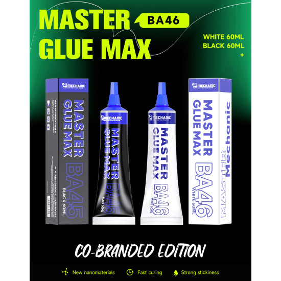 Mechanic BA45/BA46 60ml Black/White Master Glue Max