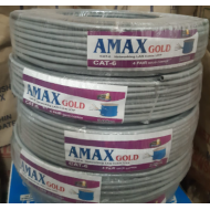 AMAX Gold CAT6 100 Meter Pack Cable CAT 6 RJ45 UTP Cord Ethernet LAN Network Cable