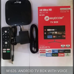 Maxicom 4K Ultra HD M 626 5G Wifi Android Internet TV Box