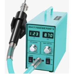 Maxx Pamma 857DW+2 Double Display Automatic Hot Air Gun Desoldering Station Digital SMD Rework Station