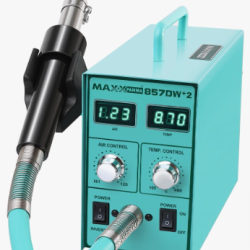 Maxx Pamma 857DW+2 Double Display Automatic Hot Air Gun Desoldering Station Digital SMD Rework Station Maxx Pamma 857DW+2 Double Display Automatic Hot Air Gun Desoldering Station Digital SMD Rework Station