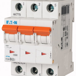EATON PLSM-C63/3-MW Miniature Circuit Breaker 63A C-type TP 10kA 242480 MCB