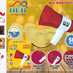 Megaphone 75 watts Handheld Bluetooth For Announcement With Bluetooth, Recorder, USB And Memory card input. Talk, Record, Play, Siren, Music Plastic Megaphone Speaker