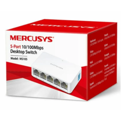 Mercusys 5Ports MS105 10/100 Mbps Desktop RJ45 LAN Hub MS105G Ethernet Network Switch