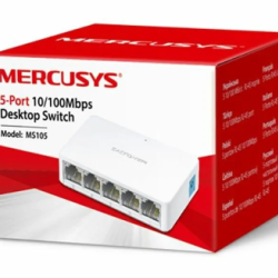 Mercusys 5Ports MS105 10/100 Mbps Desktop RJ45 LAN Hub MS105G Ethernet Network Switch