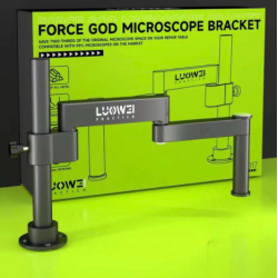 Force God LuoWei Microscope Articulating Arm Bracket Rotatable Universal Stand Camera Phone Repair Stereo Trinocular Microscope Force God LuoWei Microscope Articulating Arm Bracket Rotatable Universal Stand Camera Phone Repair Stereo Trinocular Microscope
